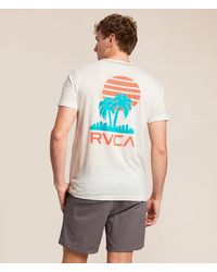 RVCA - Verticle Palms T-Shirt - Lyst
