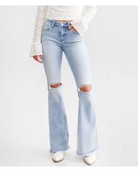 Flying Monkey - Mid-Rise Flare Stretch Jean - Lyst