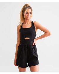 BKE - Strappy Cut-Out Romper - Lyst
