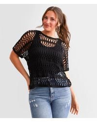 Daytrip - Crochet Sweater - Lyst