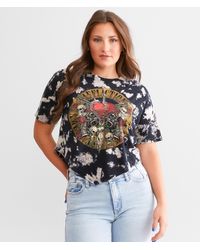 Affliction - American Customs Heart Rock Cropped T-shirt - Lyst