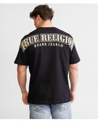 True Religion - Relaxed Overseam Puff T-shirt - Lyst