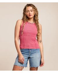 Gilded Intent - Washed Tank Top - Lyst