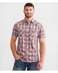 BKE - Plaid Standard Performance Shirt - Lyst
