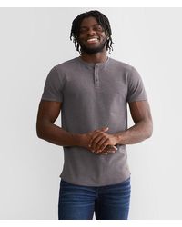 Outpost Makers - Textured Henley - Lyst