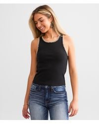 Z Supply - Avril Embroidered Tank Top - Lyst
