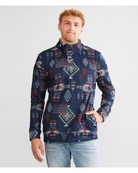 Departwest - Southwestern Quarter Snap Pullover - Lyst