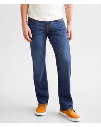 True Religion - Ricky Relaxed Straight Stretch Jean - Lyst