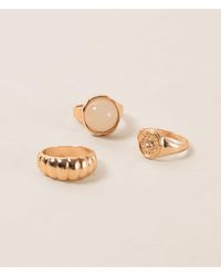 BKE - 3 Pack Stone Ring Set - Lyst