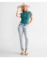 Willow & Root - The Low Rise Mom Jean - Lyst