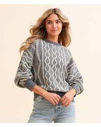 BKE - Cable Knit Sweater - Lyst
