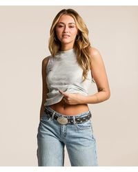 Gilded Intent - Ribbed Camo Tank Top - Lyst
