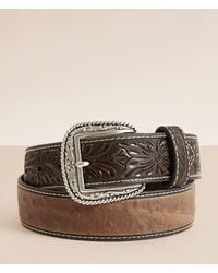 Ariat - Embossed Leather Belt - Lyst