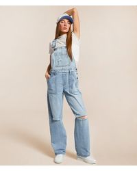 Hidden Jeans - Dylan Denim Overalls - Lyst