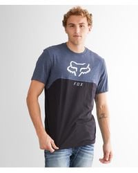 Vintage jaren '80 FOX RACING USA Motorcross Blauw T-shirt met lange mouwen Kleding Herenkleding Overhemden & T-shirts T-shirts T-shirts met print 