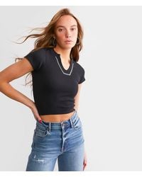 FITZ + EDDI - Seamless Cropped Top - Lyst