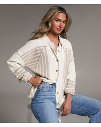 BKE - Pieced Stripe Shirt - Lyst