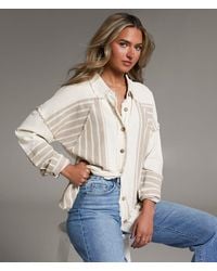 BKE - Pieced Stripe Shirt - Lyst