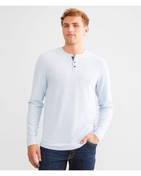 Outpost Makers - Textured Knit Henley - Lyst