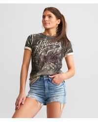 Affliction - American Customs Wheel Wing T-shirt - Lyst