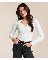 The Workshop - Ribbed Top - Lyst