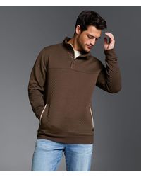 Outpost Makers - Textured Quarter Snap Pullover - Lyst