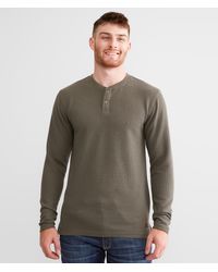 Outpost Makers - Textured Henley - Lyst