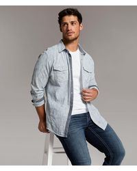 BKE - Striped Athletic Shirt - Lyst