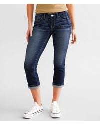 BKE - Stella Cuffed Stretch Capri Jean - Lyst