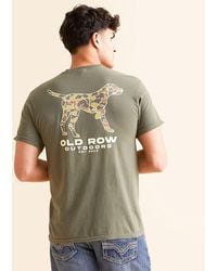 Old Row - Camo Pointer T-Shirt - Lyst