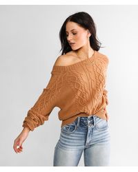 BKE - Cable Knit Sweater - Lyst
