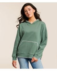 BKE - Whipstitch Hooded Sweatshirt - Lyst