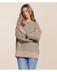 Blu Pepper - Printed Sweater - Lyst