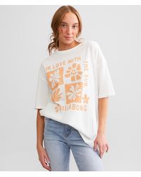 Billabong - In Love With The Sun Oversized T-shirt - Lyst