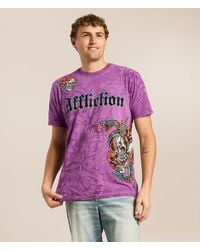 Affliction - Serpentine Eye T-Shirt - Lyst