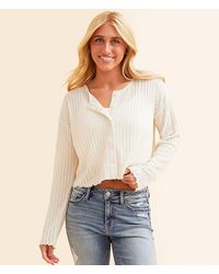 FITZ + EDDI - Pointelle Cropped Top - Lyst