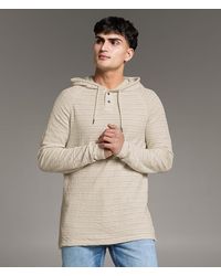 BKE - Snap Henley Hoodie - Lyst