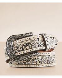 Ariat - Embossed Leather Belt - Lyst