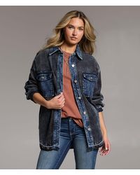 BKE - Corduroy Denim Shacket - Lyst