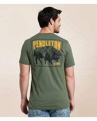 Pendleton - Bison Stamp T-Shirt - Lyst
