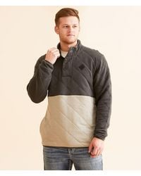 Hurley - Quilted Quarter Snap Pullover - Lyst