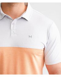 Maven Co-op - Color Block Performance Polo - Lyst