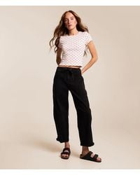 Risen - High Rise Barrel Stretch Cuffed Pant - Lyst