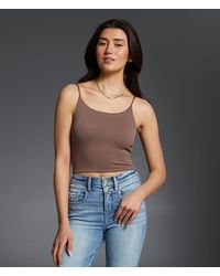 Buckle Black - Cropped Shaping & Smoothing Tank Top - Lyst