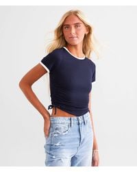 FITZ + EDDI - Hanky Ribbed Top - Lyst