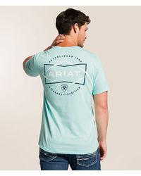 Ariat - Woven Lockups T-Shirt - Lyst