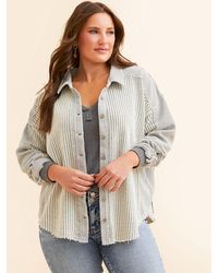 BKE - Pieced Shacket - Lyst