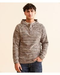 Outpost Makers - Hooded Henley Sweater - Lyst