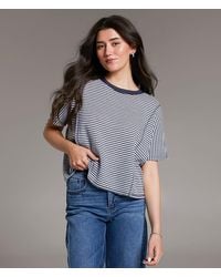 BKE - Striped T-Shirt - Lyst
