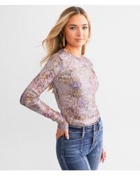Free People - Gold Rush Top - Lyst